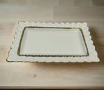 10"x6.5" PLATTER-GOLD DESIGN