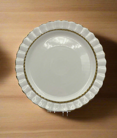 12" PLATTER -GOLD DESIGN-ROUND