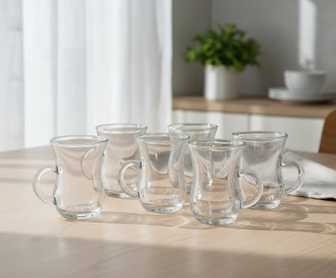 6 PC TEA GLASS