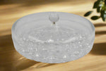 10"ACRYLIC DISH W/LID-ROUND