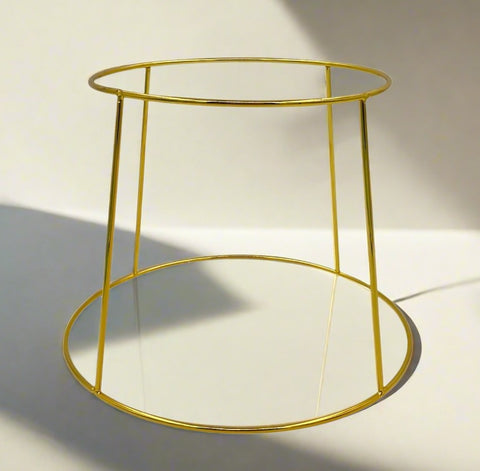 7.5"x8" ROUND STAND-GOLD