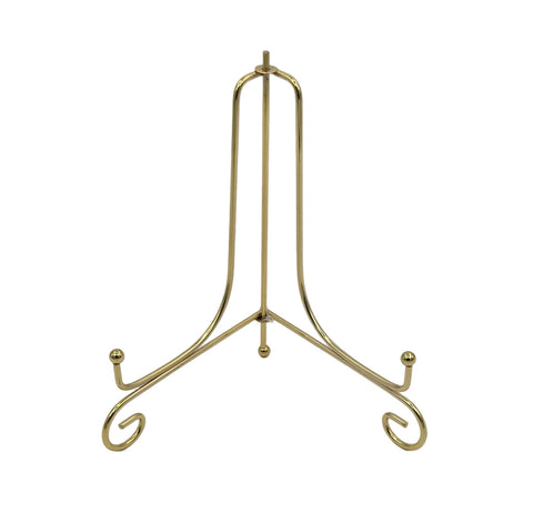 8" PLATE STAND-GOLD
