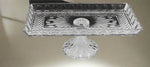 13"x7.25"x5" FOOTED GLASS PLATTER