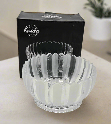 8.5"x5" GLASS BOWL-ROUND