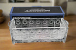 8.75"x3.5"x2.75" GLASS DISH-RECTNAGLE