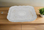 10.5" GLASS SQUARE PLATTER