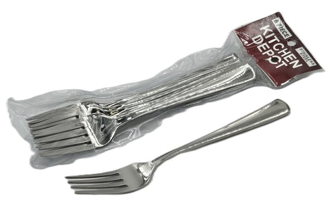 6 PC DINNER FORK-SILVER