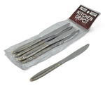 6 PC DESSERT KNIFE-GOLD/SILVER