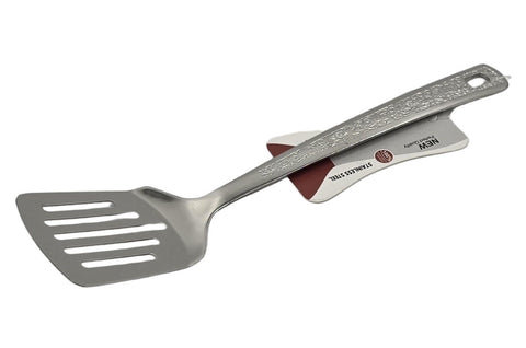 " 10" S/S SLOTTED SPATULA-SILVER