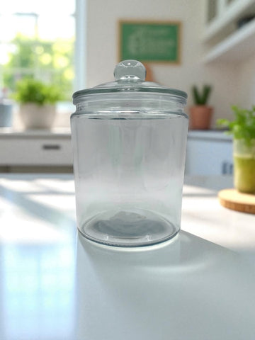 0.5GAL GLASS JAR W/LID