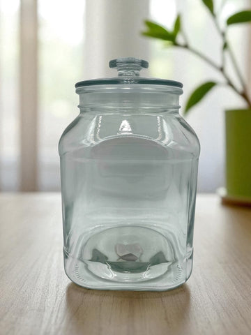 10L GLASS JAR W/ LID