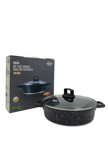 11" LOW POT W/LID