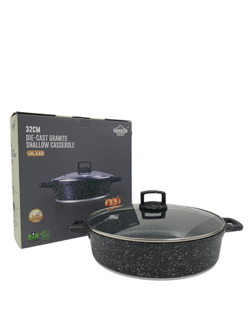 12.5" LOW POT W/LID