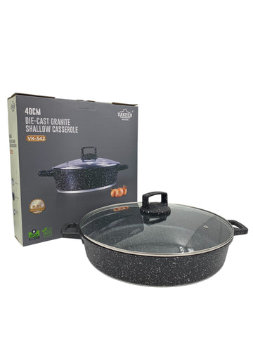 15.75" LOW POT W/LID