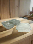 9"x7"x2.5" CLEAR CONTAINER W/LID-20CT