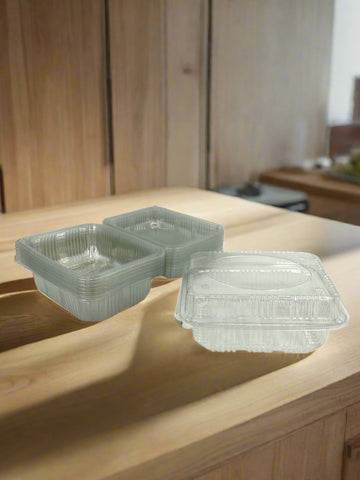 9"x7"x2.5" CLEAR CONTAINER W/LID-20CT