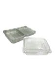11.5"x9"x2.5" CLEAR CONTAINER W/LID-RECTANGLE-10CT