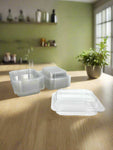 6.5"x8.5"x1.75" CLEAR CONTAINER W/LID-20CT