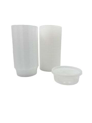 8OZ CONTAINER W/LID-40CT