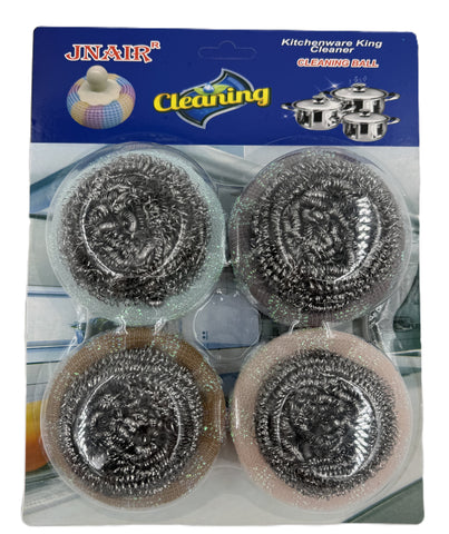4 PC DISH SPONGE & SCOURER