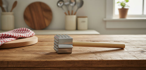 10" WOODEN MEAT TENDERZIER