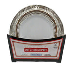 PLATE SET-GOLD DESIGN-32CT
