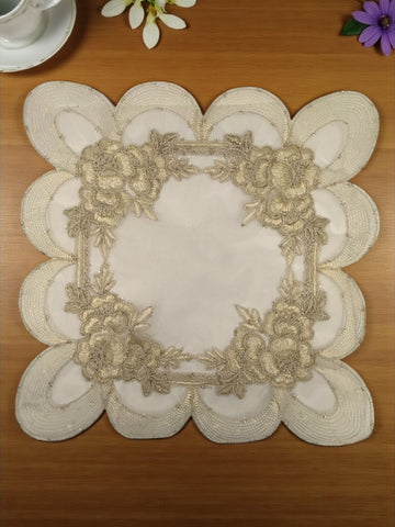 15" PLACEMAT-GOLD-SQUARE