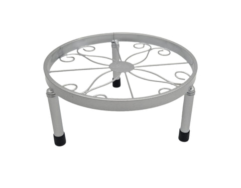 8"x4"STAND-SILVER-XS