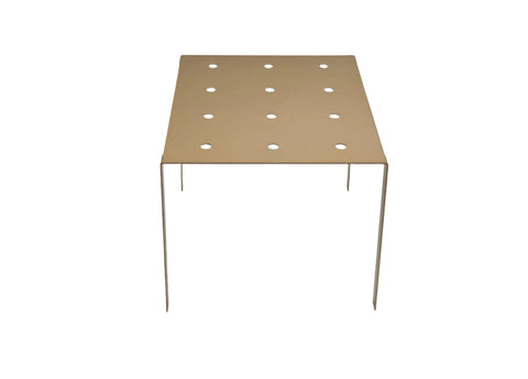 8.25"x9.5"x8.5" STAND-GOLD-RECTANGLE-L