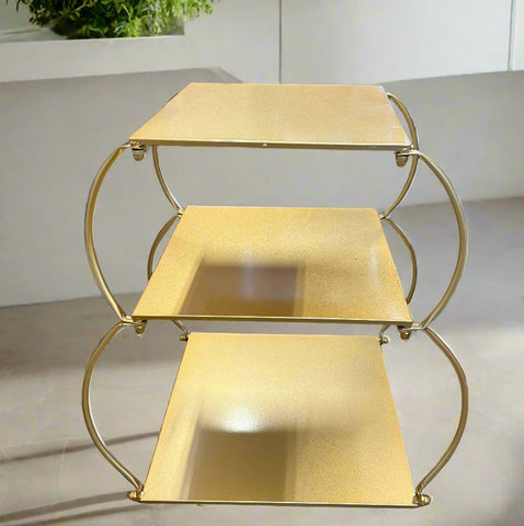 21.5"- 3 TIER STAND-GOLD
