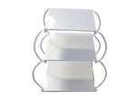 21.5"- 3 TIER STAND-SILVER