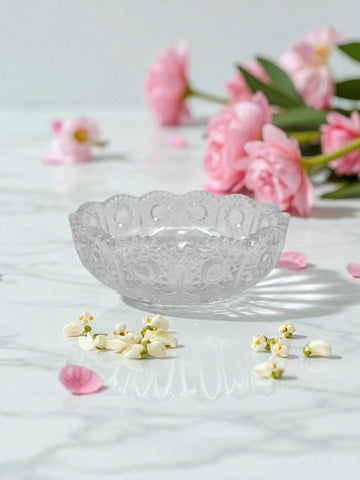 4"x1.5" GLASS BOWL-ROUND