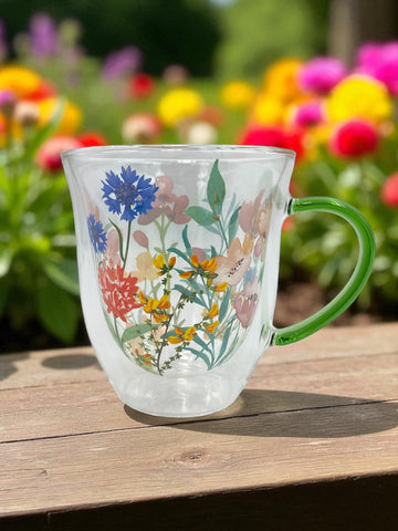 DOUBLE WALL GLASS TEA CUP