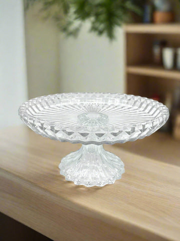9"x5" FOOTED GLASS PLATTER