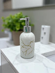 GLASS SOAP DISPENSER-MARBLE
