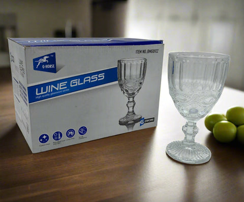 350ML- 6 PC WINE GOBLET