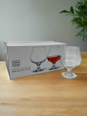 330ML - 6 PC WHISKY GLASS