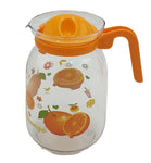 7"x4.75" GLASS JUG W/LID
