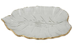 9.5x8" PLATE W/GOLD-LEAF - Kitchen Depot