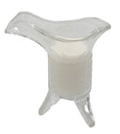 1PC FOOTED GLASS CREAMER - LARGE - Kitchen Depot