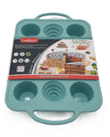 14.5"x9" - 12 HOLE SILICONE CUPCAKE PAN