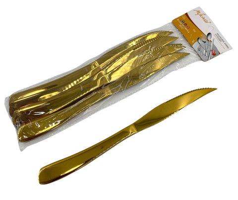 6 PC KNIFE GOLD