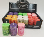 24 PC MINI FRUIT/FLOWER CANDLE