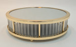 9.5"x2.5" ROUND STAND-GOLD
