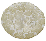 10.75" GLASS PLATE GOLD DESIGN