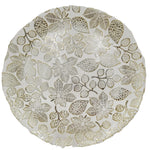 14.5" GLASS PLATE GOLD DESIGN
