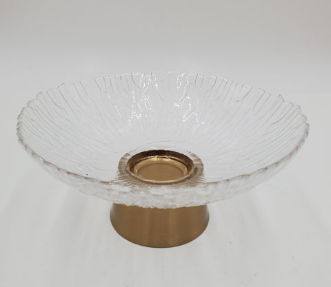 8" FOOTED GLASS BOWL