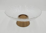 10.5" FOOTED GLASS BOWL