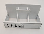 7.5"x5.5" WOODEN TEA CHEST-WHITE