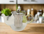 3.75" GLASS TEA POT